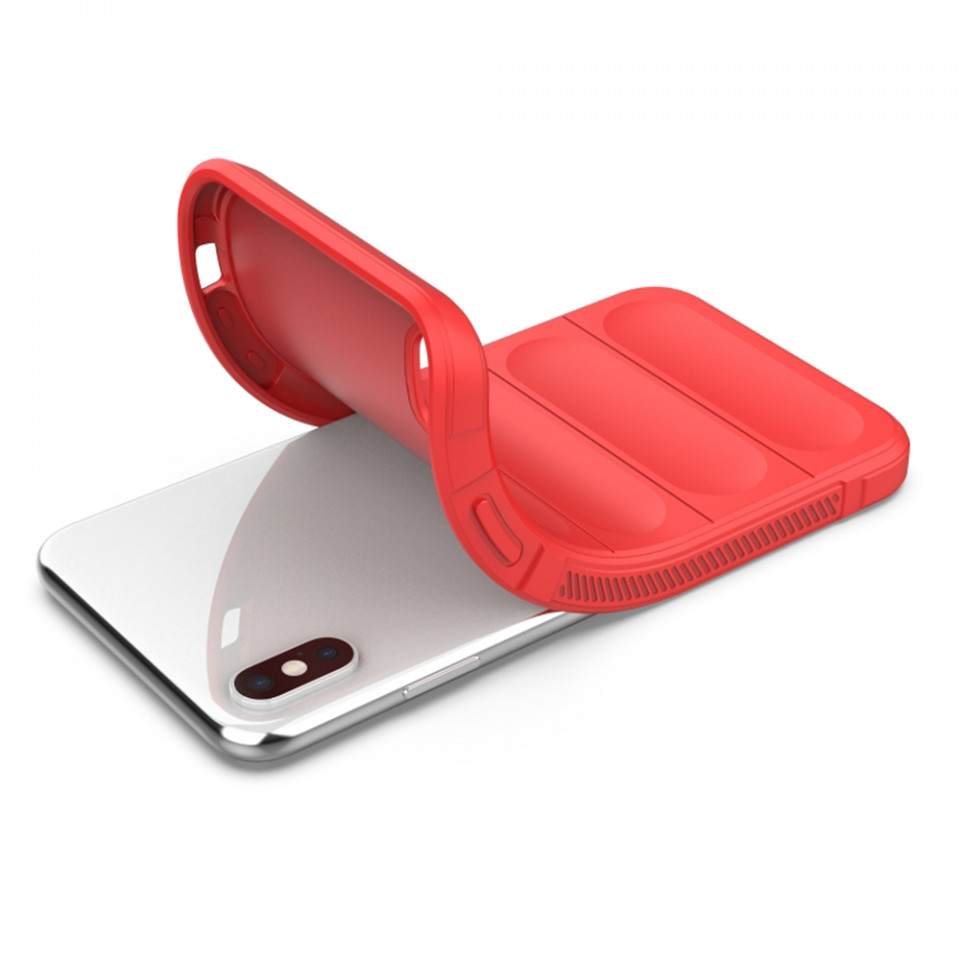 Husa pentru iPhone X, iPhone 10 / XS eleganta, din silicon mat, SKDR Vogue - Negru - 3 | YEO