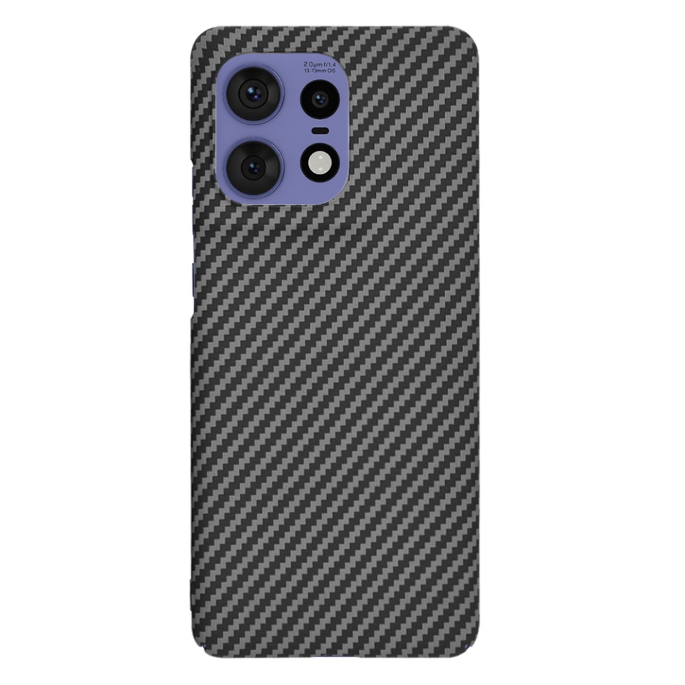 Husa pentru Motorola Edge 50 Pro, Finisaj Premium cu Textura de Carbon, Design Elegant, SKDR CarbonFlex - Negru - 2 | YEO