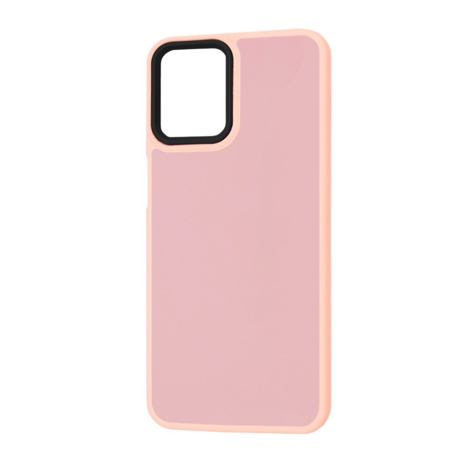 Husa pentru Motorola Moto G23 / Moto G13, SKYDDAR INNOVATION, HaloFrost, AntiSoc, set cu sticker, Roz - 3 | YEO