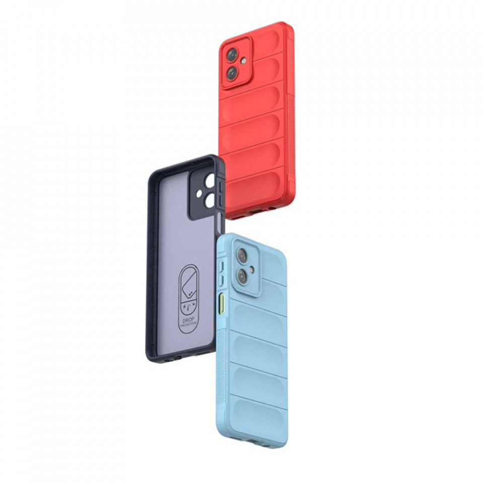 Husa pentru Motorola Moto G54 eleganta, din silicon mat, SKDR Vogue - Negru - 3 | YEO