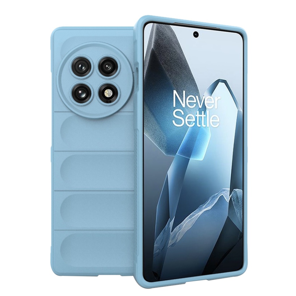 Husa pentru OnePlus 13 eleganta, din silicon mat, SKDR Vogue - Bleu