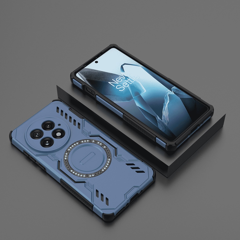 Husa pentru OnePlus 13, SKYDDAR INOVATION, ArmorMag, Magsafe, set cu sticker, Albastru - 1 | YEO