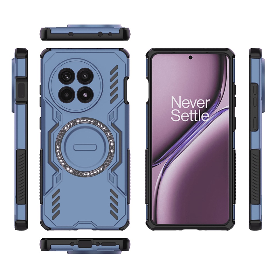 Husa pentru OnePlus 13R, SKYDDAR INOVATION, ArmorMag, Magsafe, set cu sticker, Albastru - 3 | YEO