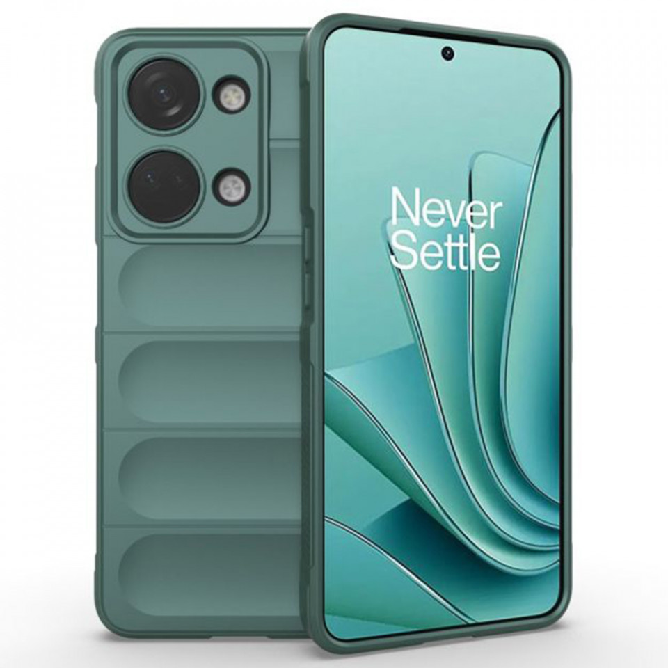 Husa pentru OnePlus Nord 3 eleganta, din silicon mat, SKDR Vogue - Verde