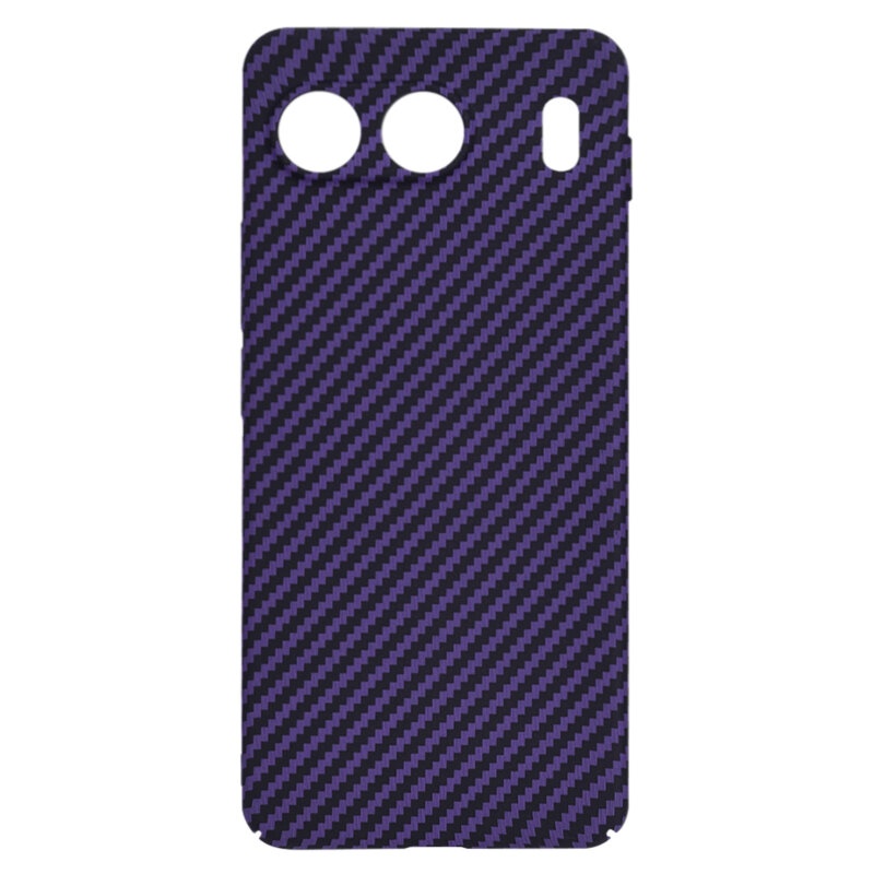 Husa pentru OnePlus Nord 4, Finisaj Premium cu Textura de Carbon, Design Elegant, SKDR CarbonFlex - Mov - 3 | YEO