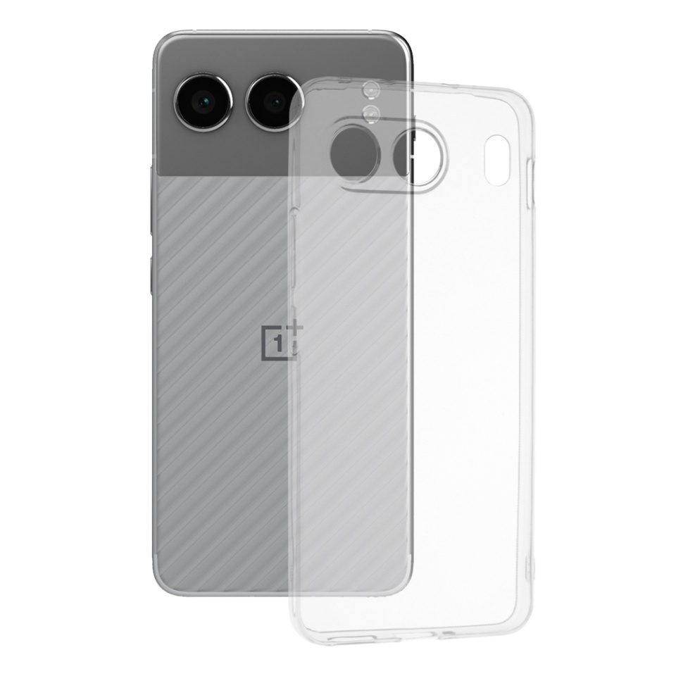 Husa pentru OnePlus Nord 4, SKYDDAR INNOVATION, ClearGuard, din silicon transparent, set cu sticker, Transparenta