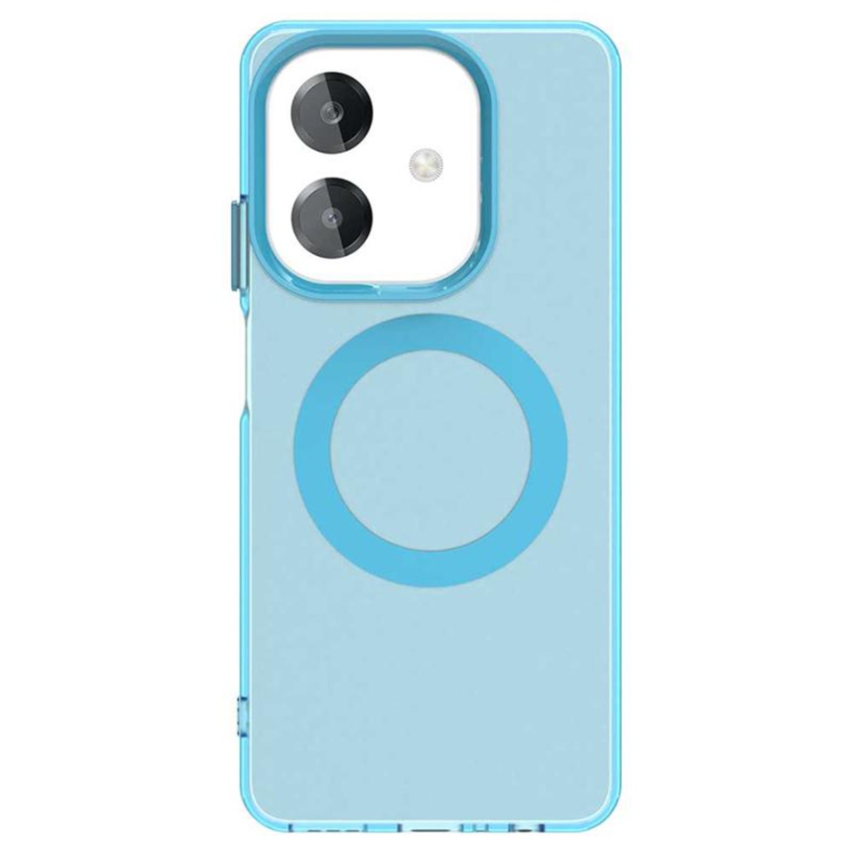 Husa pentru Oppo A40 4G / A60 5G, SKYDDAR INOVATION, CandyCase, Magsafe, set cu sticker, Albastru - 1 | YEO