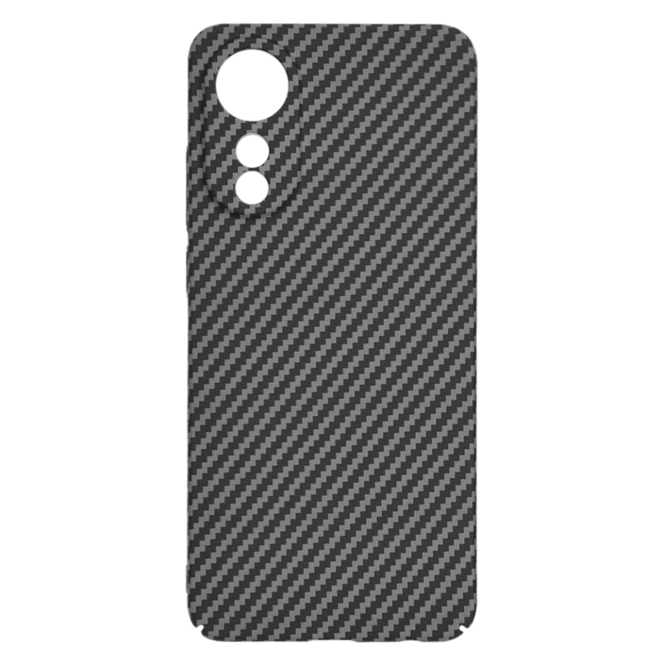 Husa pentru Oppo A78 4G, Finisaj Premium cu Textura de Carbon, Design Elegant, SKDR CarbonFlex - Negru - 3 | YEO