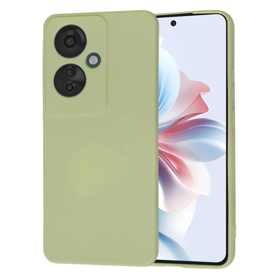 Husa pentru Oppo Reno11 F din Silicon Catifelat, Protectie Premium, Skyddar SoftElegance - Verde