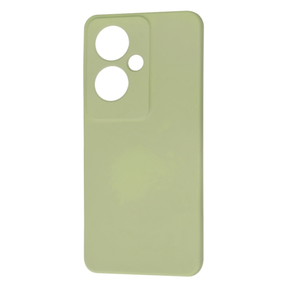 Husa pentru Oppo Reno11 F, SKYDDAR INNOVATION, din Silicon Catifelat, SoftElegance, set cu sticker, Verde - 3 | YEO