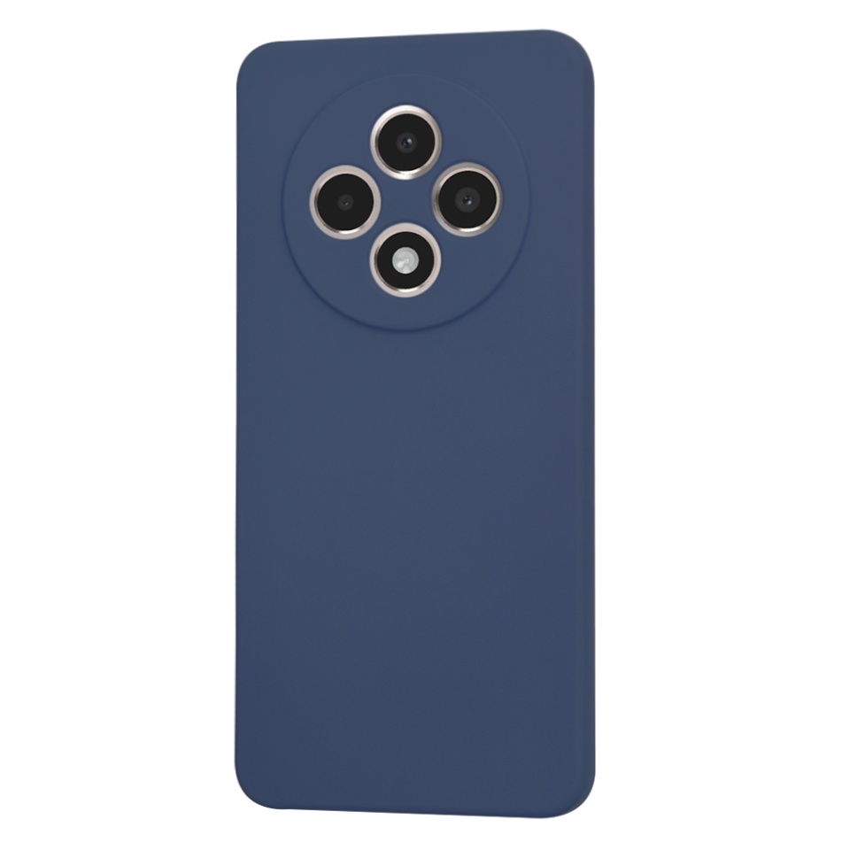 Husa pentru Oppo Reno12 F 5G / Reno12 FS / Reno12 F 4G din Silicon Catifelat, Protectie Premium, Skyddar SoftElegance - Bleumarin - 2 | YEO
