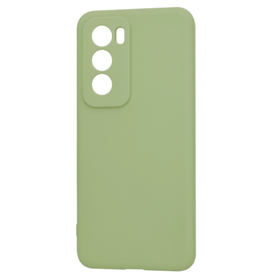 Husa pentru Oppo Reno12 Pro din Silicon Catifelat, Protectie Premium, Skyddar SoftElegance - Verde - 7