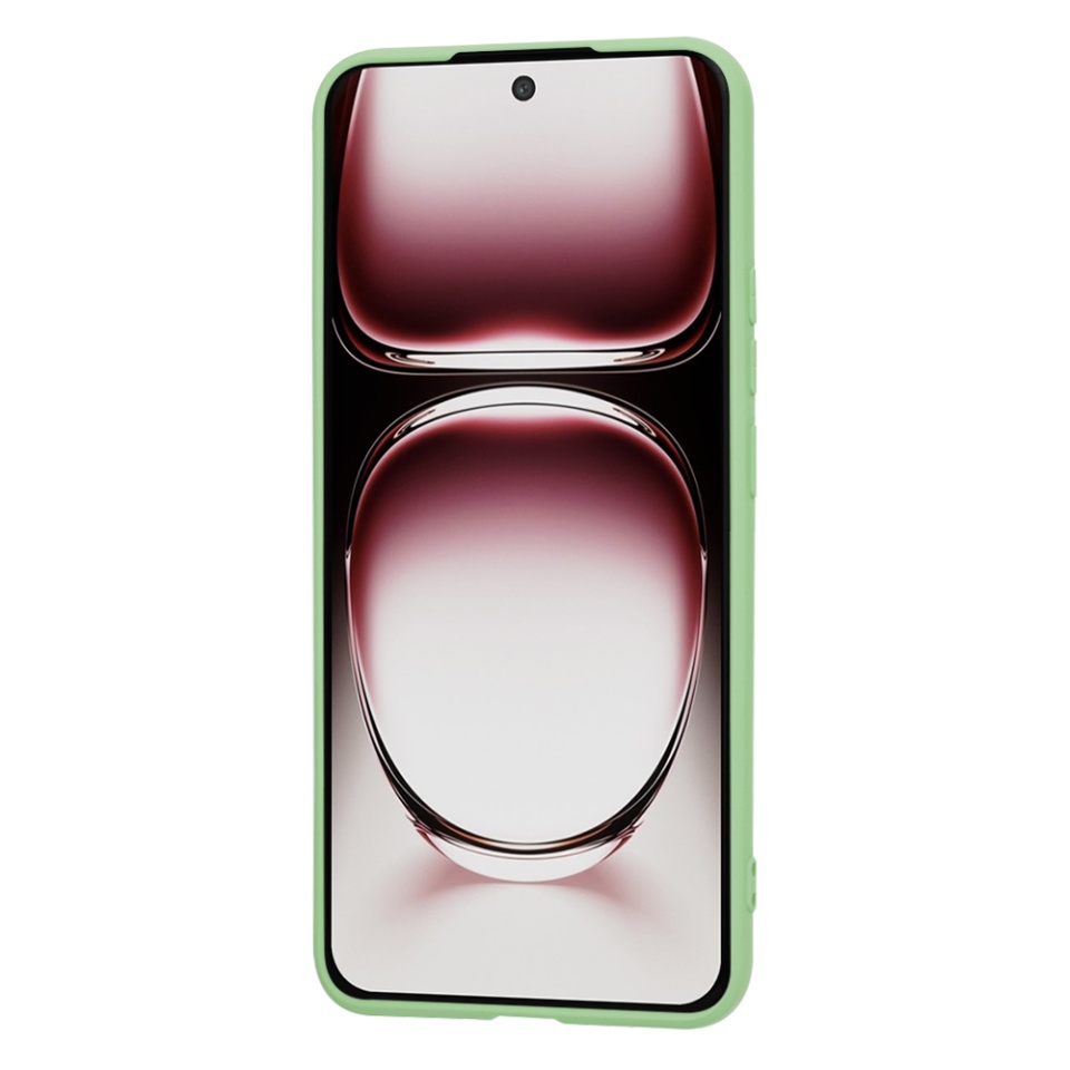 Husa pentru Oppo Reno12 Pro din Silicon Catifelat, Protectie Premium, Skyddar SoftElegance - Verde deschis - 3 | YEO