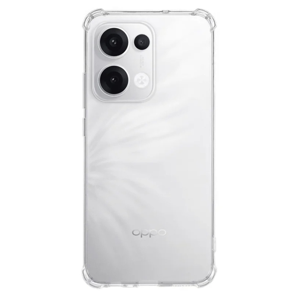 Husa pentru Oppo Reno13 , SKYDDAR INNOVATION, Shockproof Clear din Silicon Slim, Transparenta, set cu sticker - 2 | YEO
