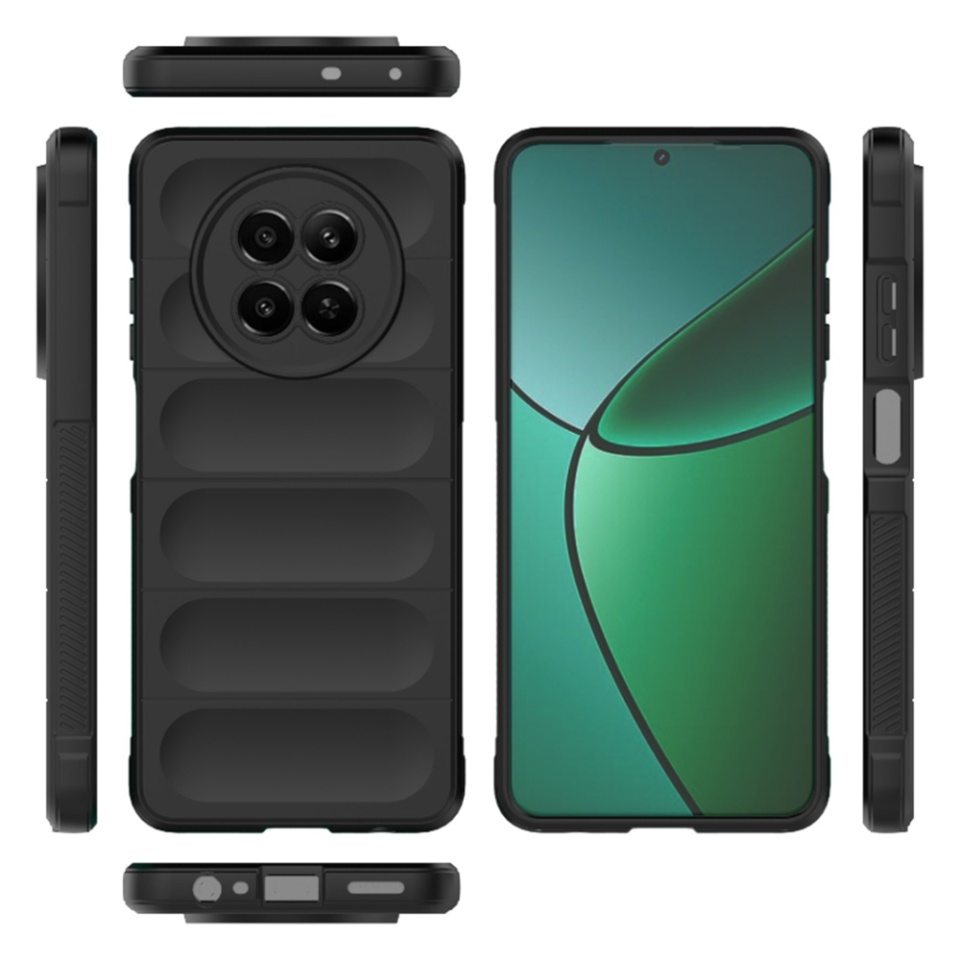 Husa pentru Realme 12x / 12 eleganta, din silicon mat, SKDR Vogue - Rosu - 3 | YEO