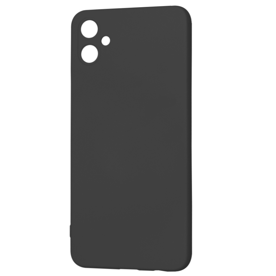 Husa pentru Samsung Galaxy A05 din Silicon Catifelat, Protectie Premium, Skyddar SoftElegance - Negru - 1 | YEO