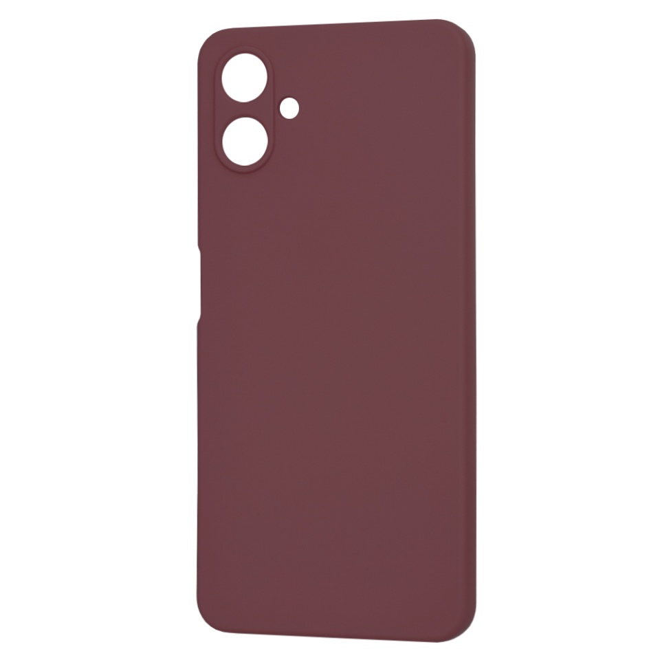 Husa pentru Samsung Galaxy A06 din Silicon Catifelat, Protectie Premium, Skyddar SoftElegance - Bordo - 3 | YEO
