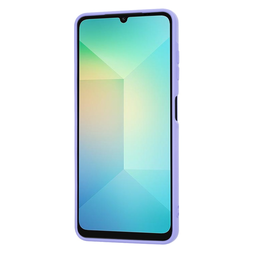 Husa pentru Samsung Galaxy A06 din Silicon Catifelat, Protectie Premium, Skyddar SoftElegance - Violet - 1 | YEO
