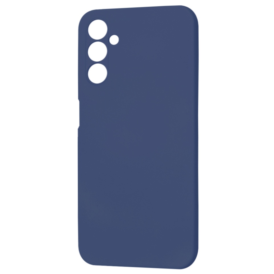 Husa pentru Samsung Galaxy A14 5G / Galaxy A14 4G din Silicon Catifelat, Protectie Premium, Skyddar SoftElegance - Bleumarin - 1 | YEO