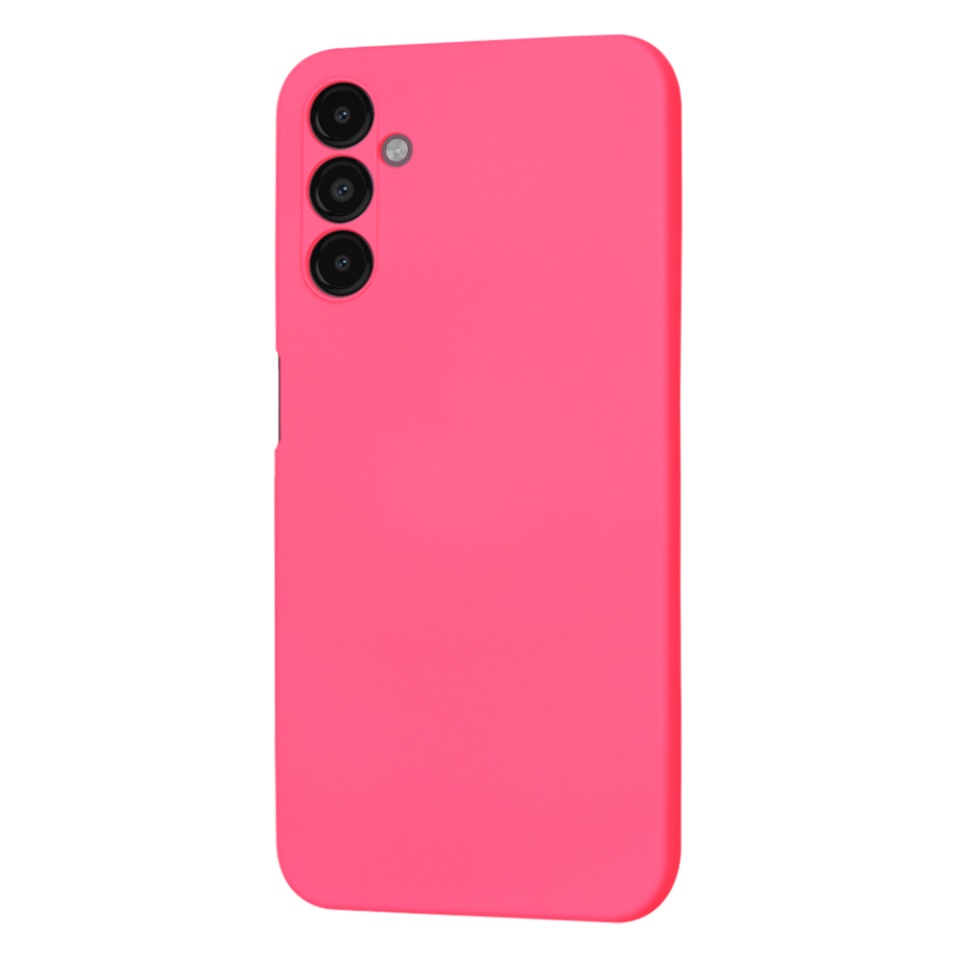 Husa pentru Samsung Galaxy A14 5G / Galaxy A14 4G din Silicon Catifelat, Protectie Premium, Skyddar SoftElegance - Fucsia - 3 | YEO
