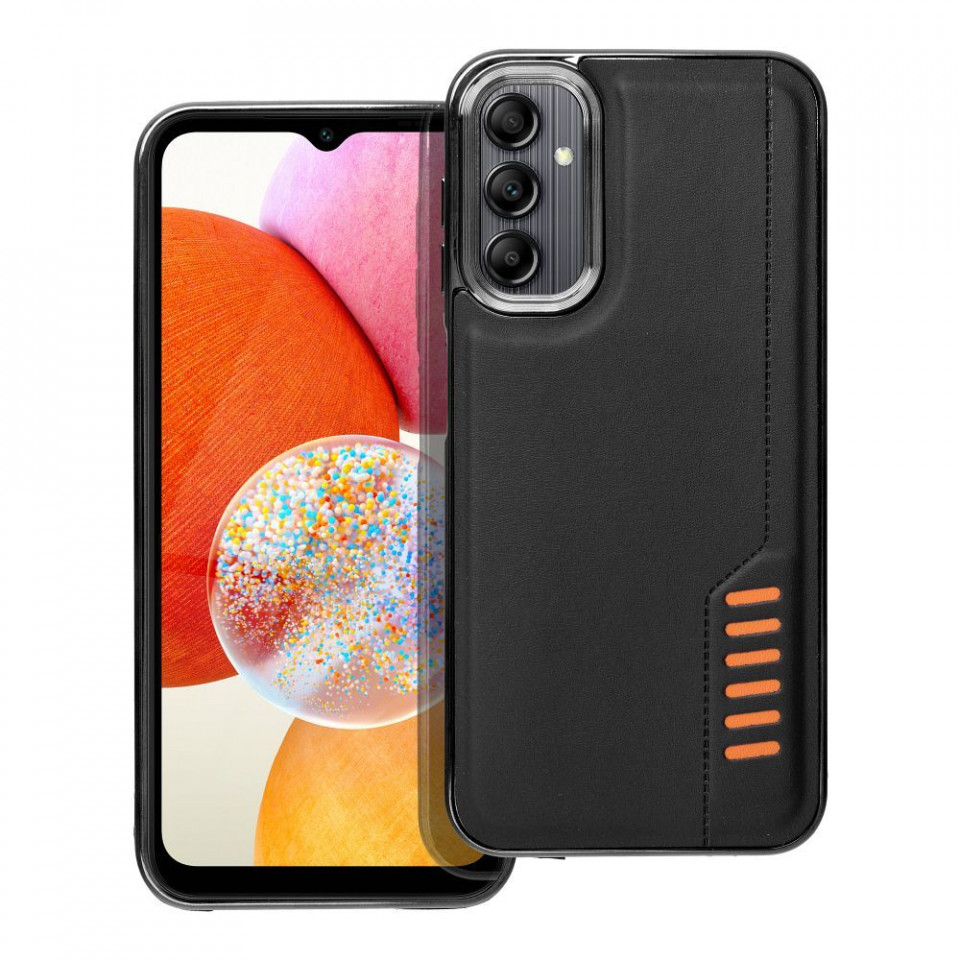 Husa pentru Samsung Galaxy A14 5G premium, Skyddar Milano - Negru
