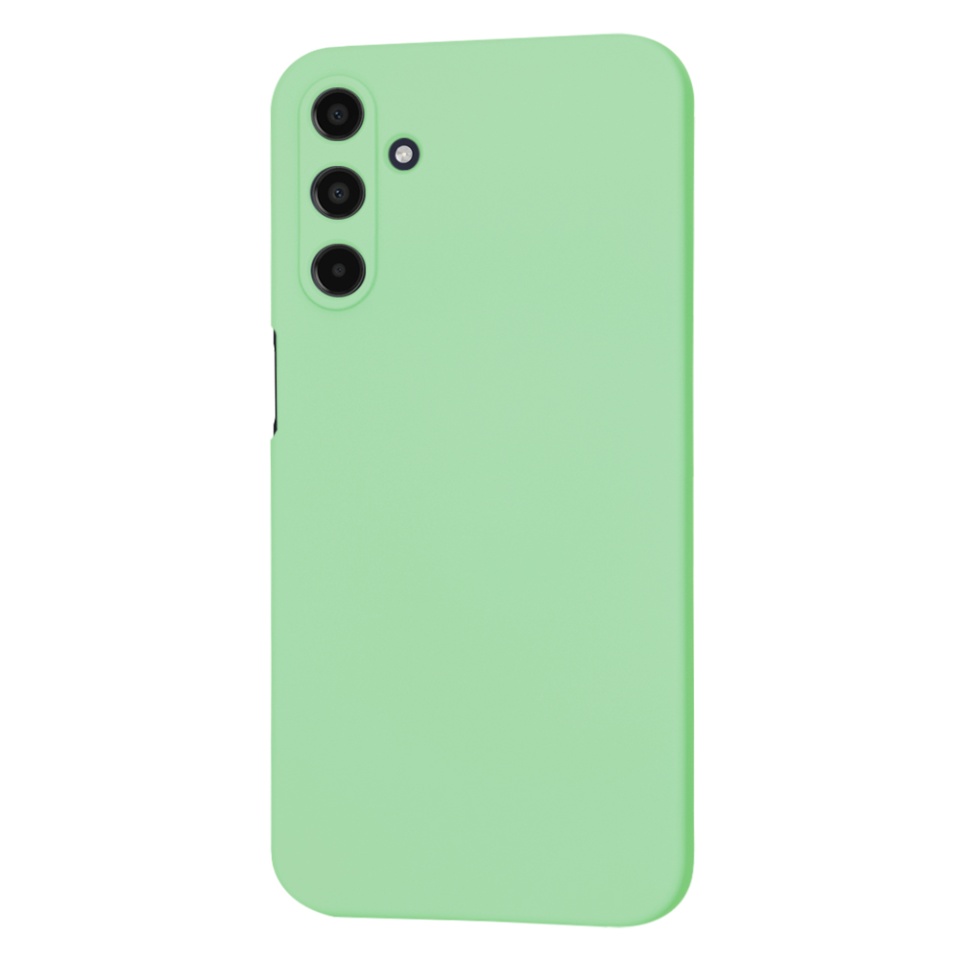 Husa pentru Samsung Galaxy A15 4G / Galaxy A15 5G, SKYDDAR INNOVATION, din Silicon Catifelat, SoftElegance , Verde deschis, set cu sticker - 2 | YEO