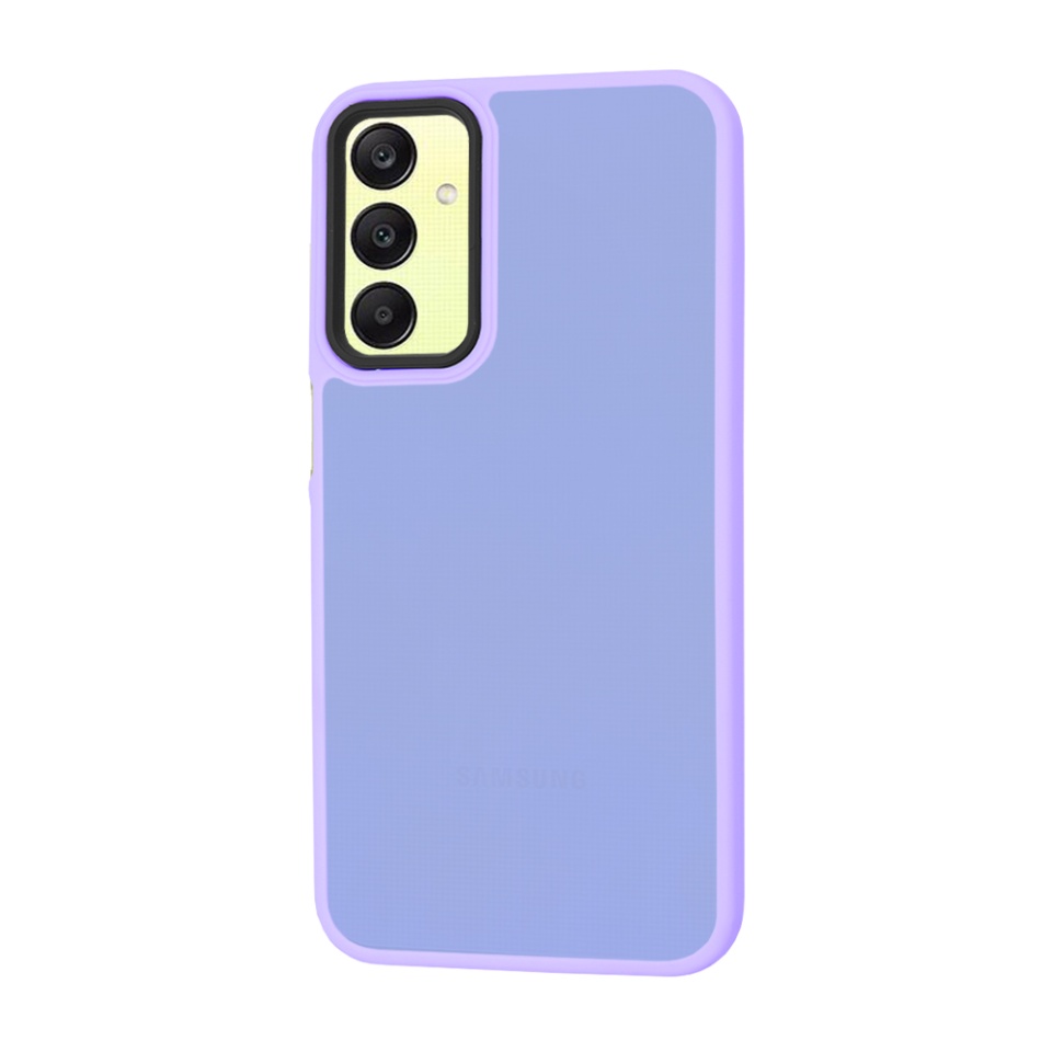 Husa pentru Samsung Galaxy A25 5G, SKYDDAR INNOVATION, HaloFrost, AntiSoc, Mov deschis, set cu sticker - 1 | YEO