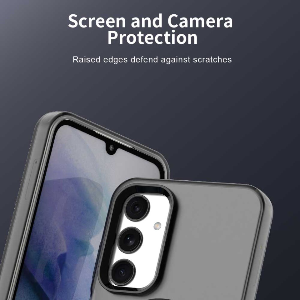 Husa pentru Samsung Galaxy A25 5G, SKYDDAR INOVATION, CandyCase, Magsafe, set cu sticker, Negru - 2 | YEO