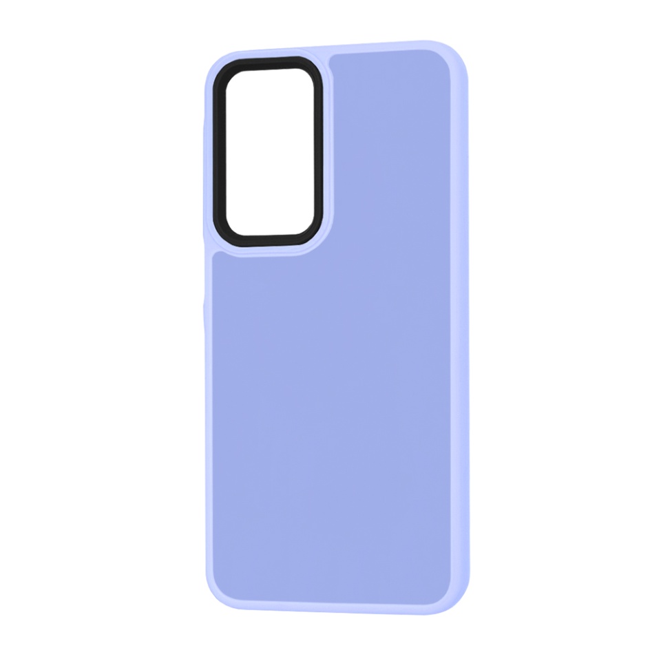 Husa pentru Samsung Galaxy A26 5G, SKYDDAR INNOVATION, HaloFrost, AntiSoc, Mov deschis, set cu sticker - 3 | YEO