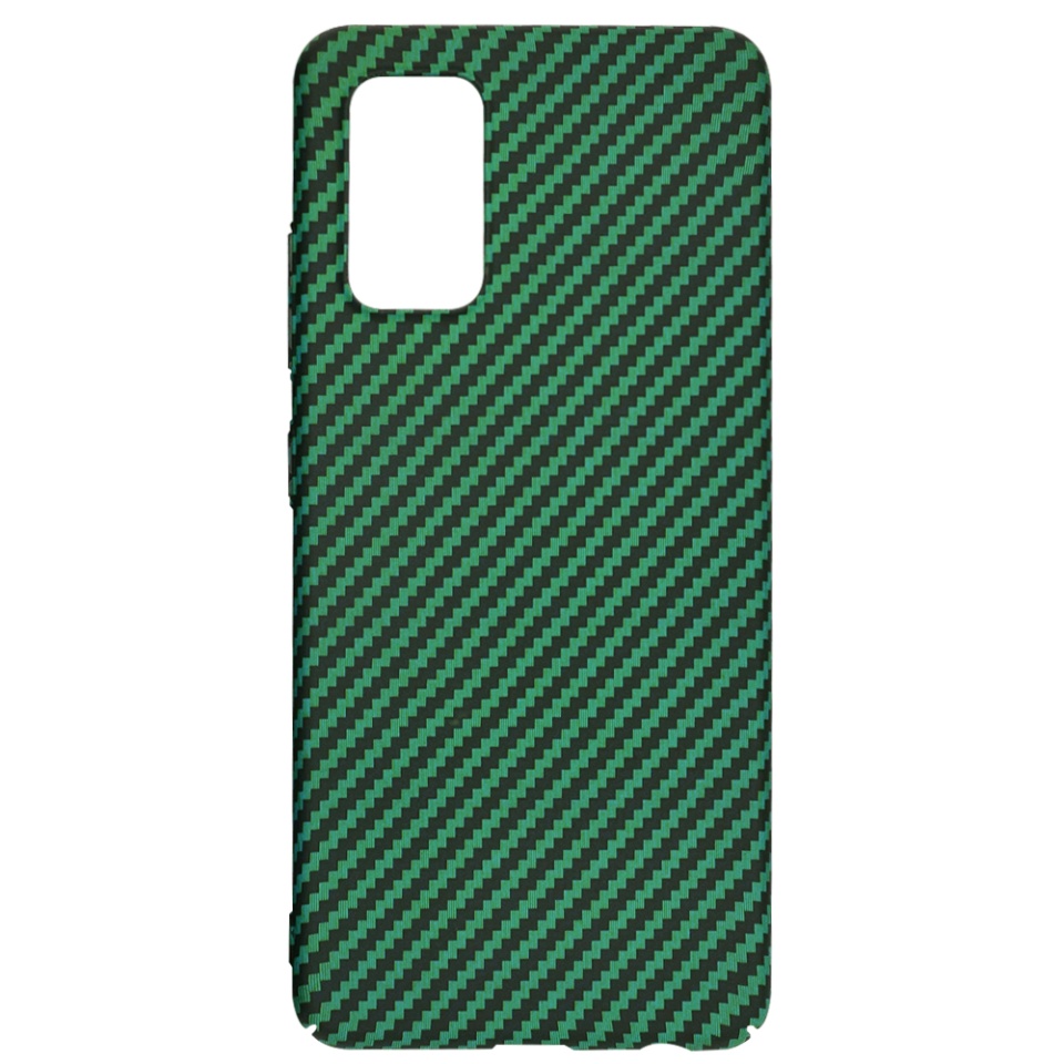 Husa pentru Samsung Galaxy A32 4G, Finisaj Premium cu Textura de Carbon, Design Elegant, SKDR CarbonFlex - Verde - 3 | YEO