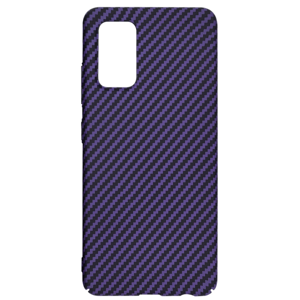 Husa pentru Samsung Galaxy A32 4G, Finisaj Premium cu Textura de Carbon, Design Elegant, SKDR CarbonFlex - Mov - 3 | YEO