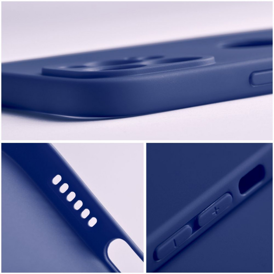 Husa pentru Samsung Galaxy A34 5G din silicon, Skyddar Soft - Albastru - 3 | YEO