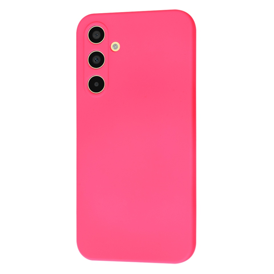 Husa pentru Samsung Galaxy A35 5G din Silicon Catifelat, Protectie Premium, Skyddar SoftElegance Magsafe - Fucsia - 1 | YEO