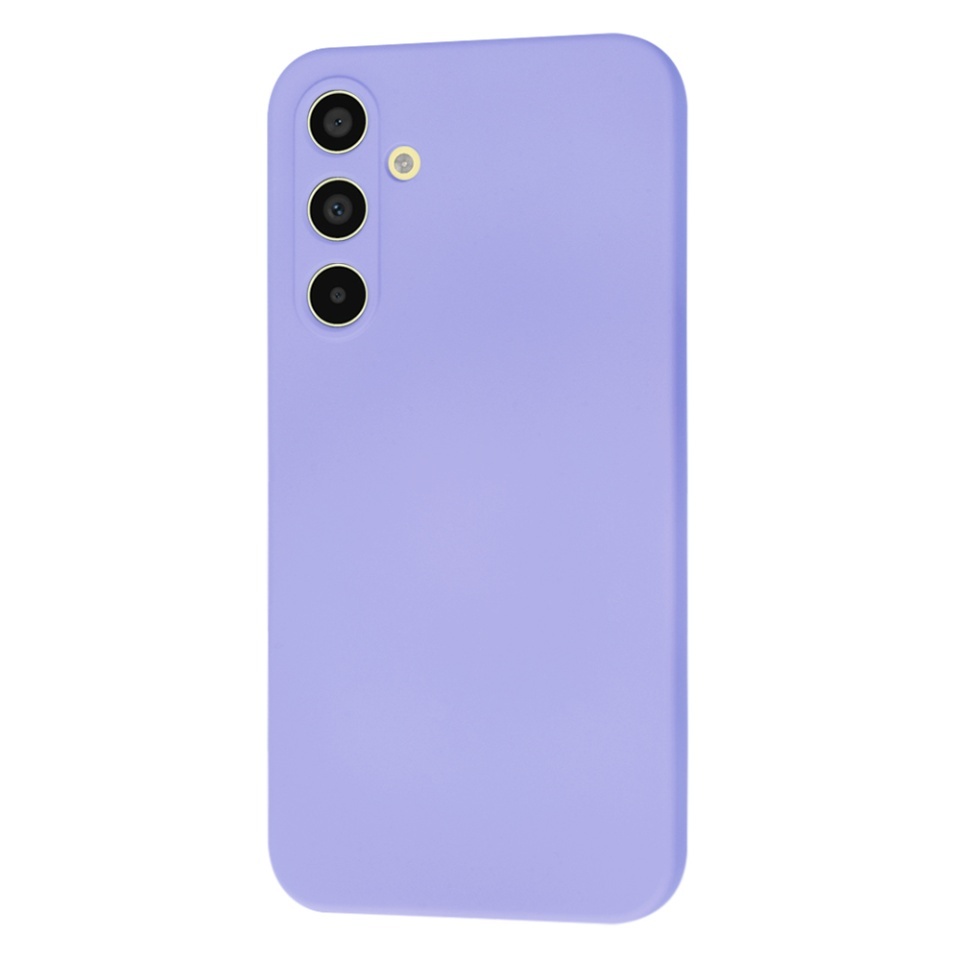 Husa pentru Samsung Galaxy A35 5G, SKYDDAR INNOVATION, din Silicon Catifelat, SoftFlex Magsafe, set cu sticker, Violet - 1 | YEO