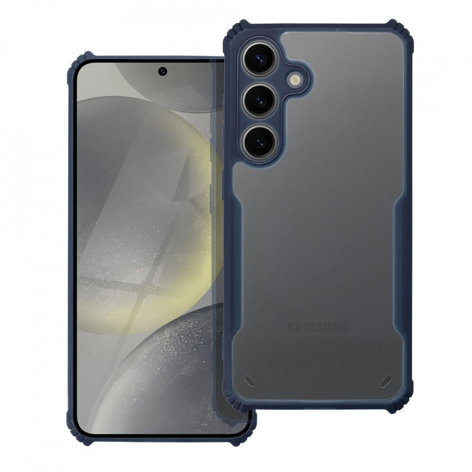 Husa pentru Samsung Galaxy A55 5G, anti soc, Skyddar StealthArmor - Navy