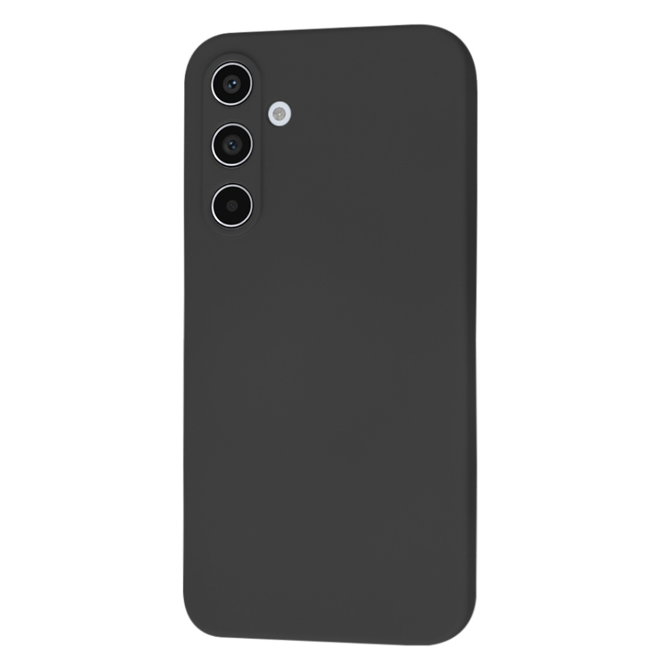 Husa pentru Samsung Galaxy A55 5G din Silicon Catifelat, Protectie Premium, Skyddar SoftElegance - Negru - 3 | YEO