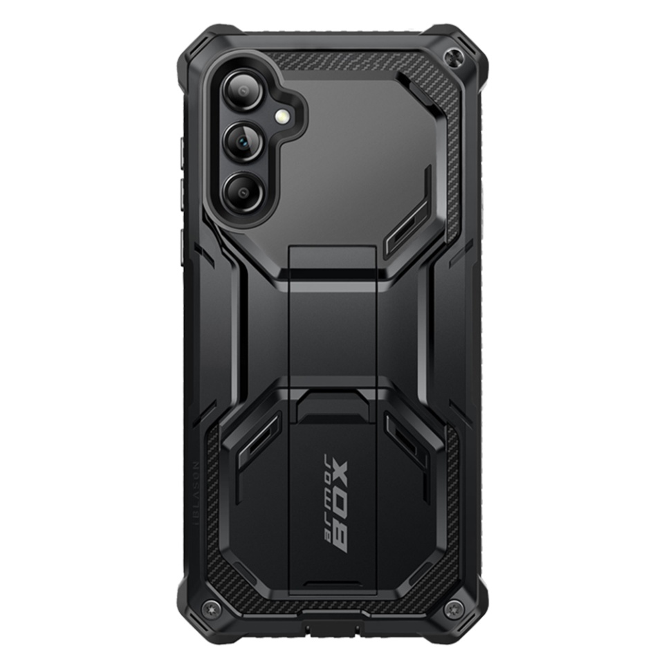 Husa pentru Samsung Galaxy A55 5G, Kickstand, AntiSock, I-Blason Armorbox - Negru - 3 | YEO