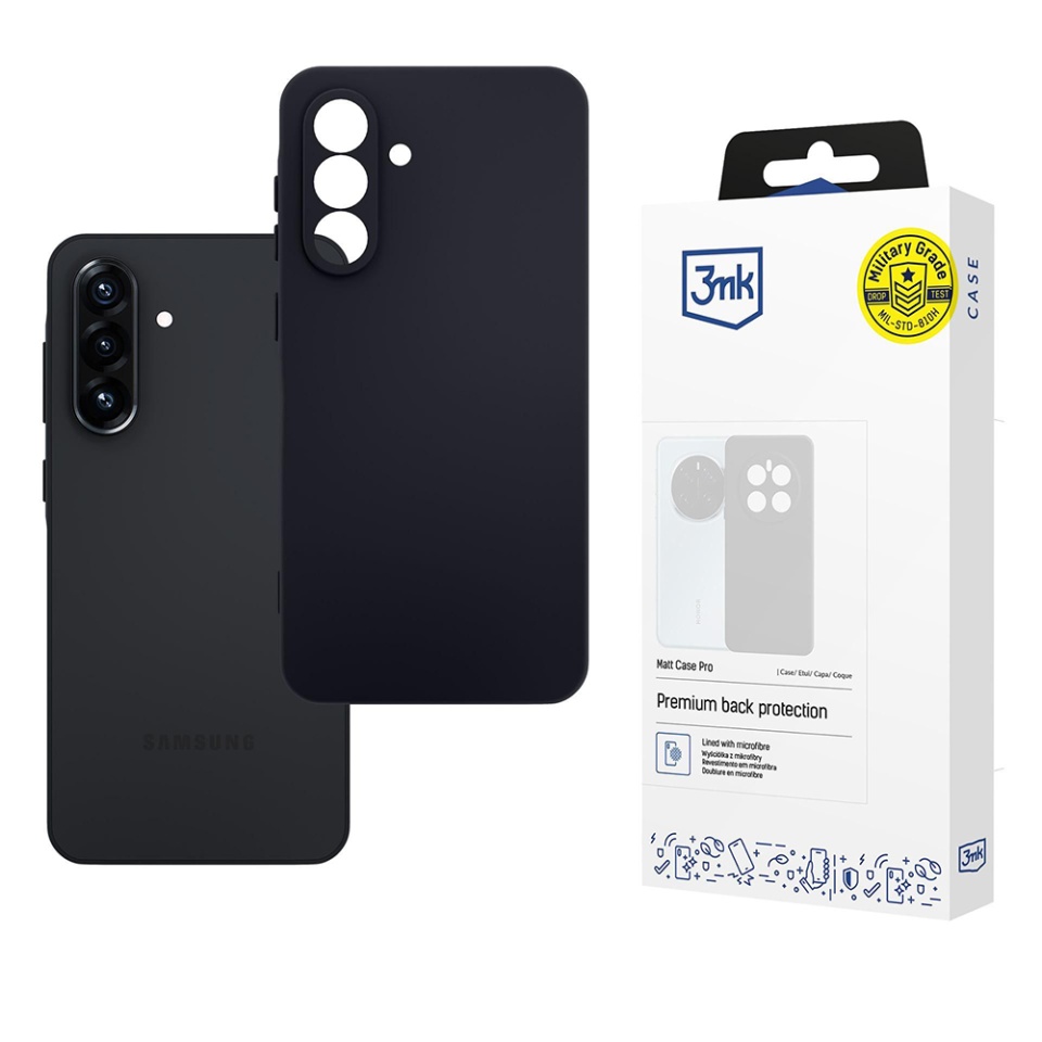 Husa pentru Samsung Galaxy A56 5G, 3mk Matt Case, Negru