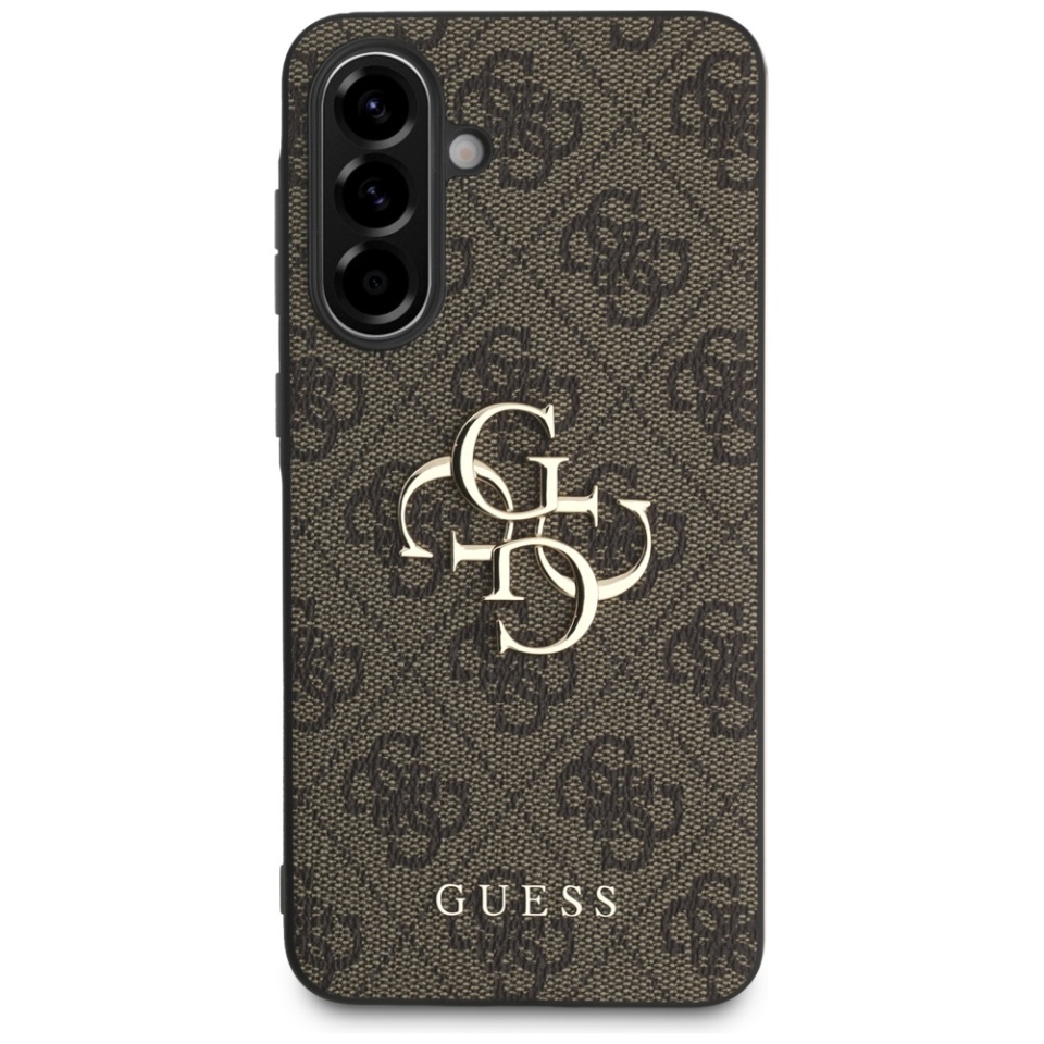 Husa pentru Samsung Galaxy A56 5G, Guess, Hardcase Big Logo, Maro