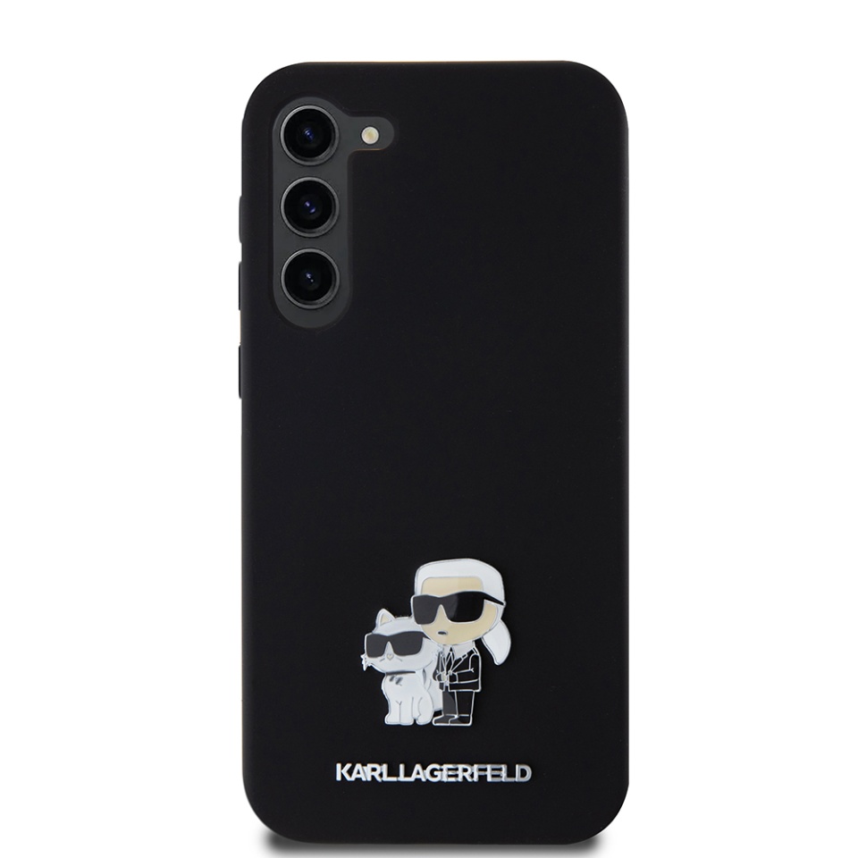 Husa pentru Samsung Galaxy S23 Plus, Silicone, Karl Lagerfeld, Negru - 1 | YEO