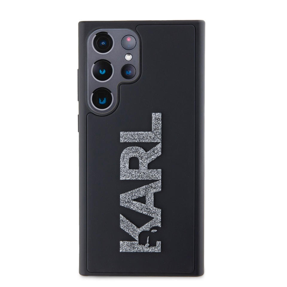 Husa pentru Samsung Galaxy S23 Ultra, 3D Design, Karl Lagerfeld, Negru - 1 | YEO