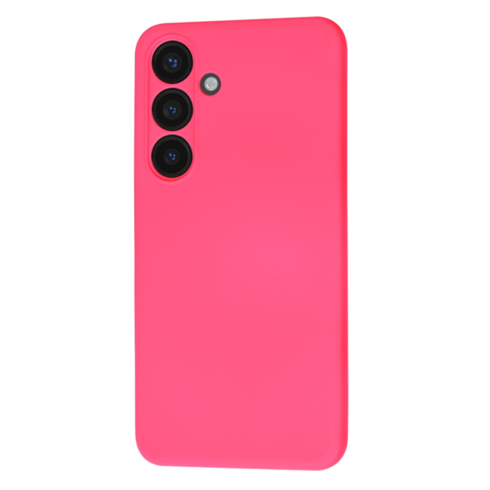 Husa pentru Samsung Galaxy S24 din Silicon Catifelat, Protectie Premium, Skyddar SoftElegance - Fucsia - 3 | YEO