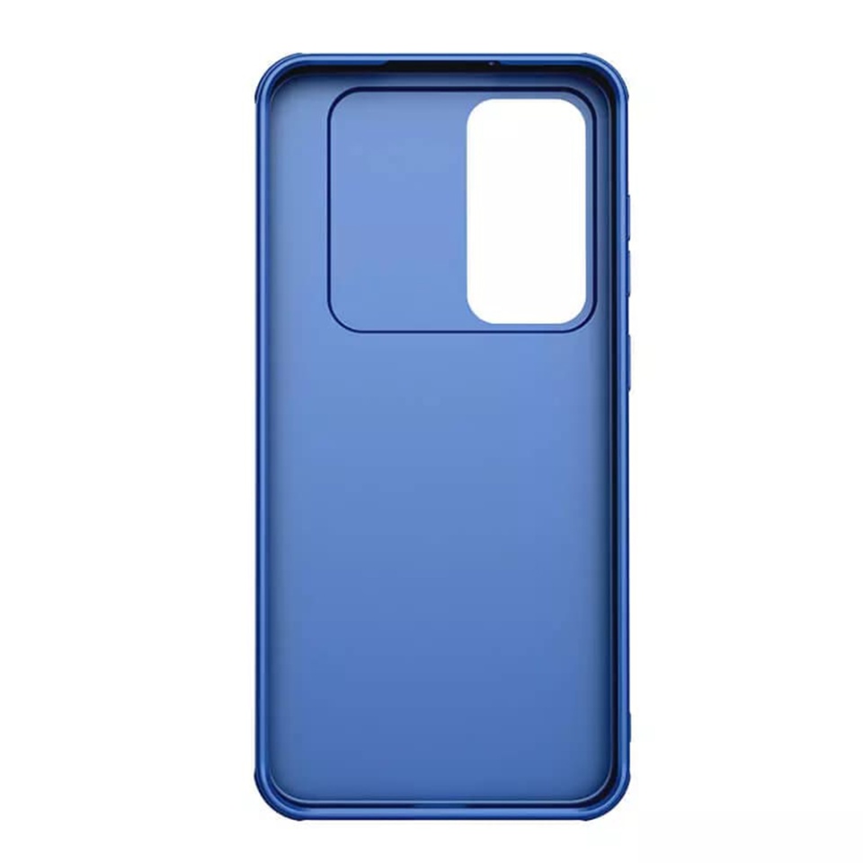 Husa pentru Samsung Galaxy S24 FE cu inel magnetic si protectie camera Nillkin CamShield - Albastru - 3 | YEO