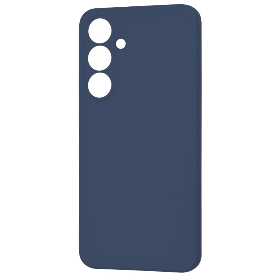 Husa pentru Samsung Galaxy S24 FE din Silicon Catifelat, Protectie Premium, Skyddar SoftElegance Magsafe - Bleumarin - 2 | YEO