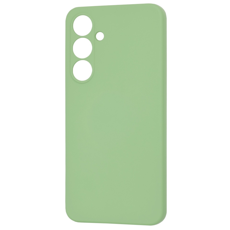 Husa pentru Samsung Galaxy S24 FE din Silicon Catifelat, Protectie Premium, Skyddar SoftElegance Magsafe - Verde deschis - 2 | YEO