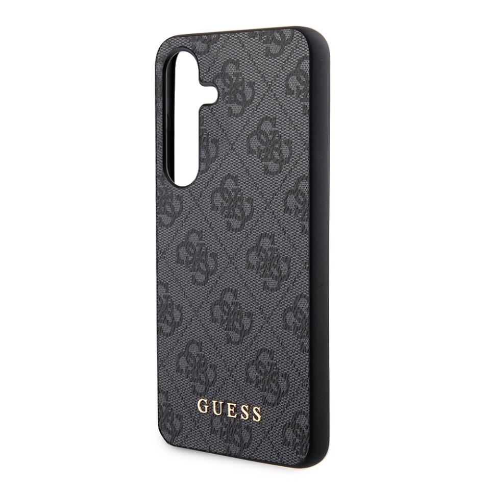Husa pentru Samsung Galaxy S24, Guess, Hardcase 4G Metal Gold Logo, Negru - 5