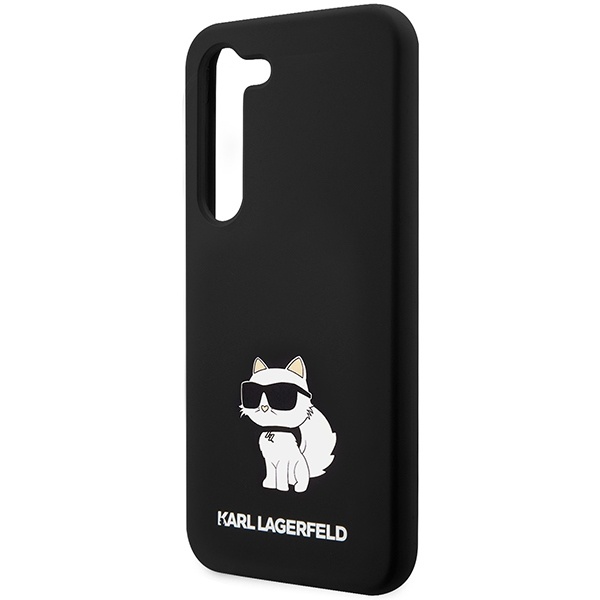 Husa pentru Samsung Galaxy S24 Plus, Silicone, Karl Lagerfeld, Negru - 1 | YEO