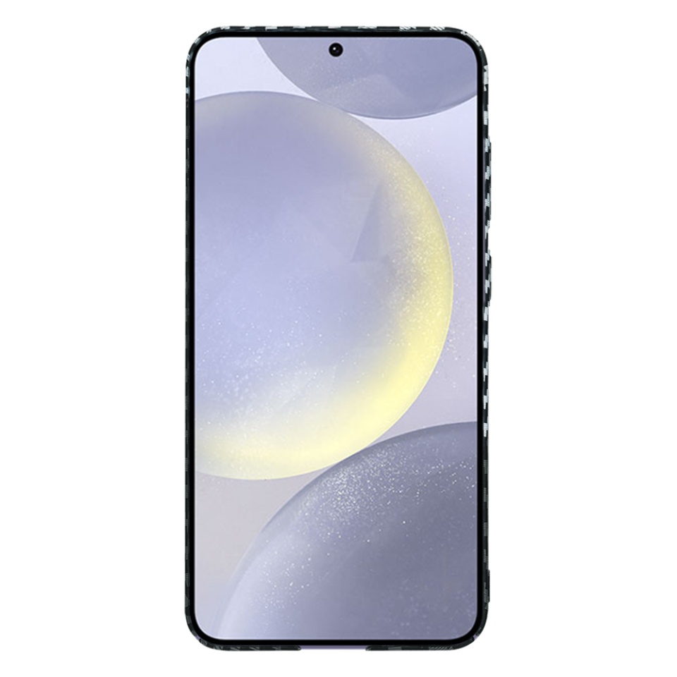 Husa pentru Samsung Galaxy S24 Plus, SKYDDAR INNOVATION, Carbonite FiberShell, Gri, set cu sticker - 2 | YEO