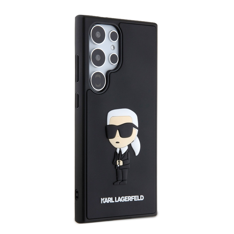 Husa pentru Samsung Galaxy S24 Ultra, 3D Design, Karl Lagerfeld, Negru - 2 | YEO