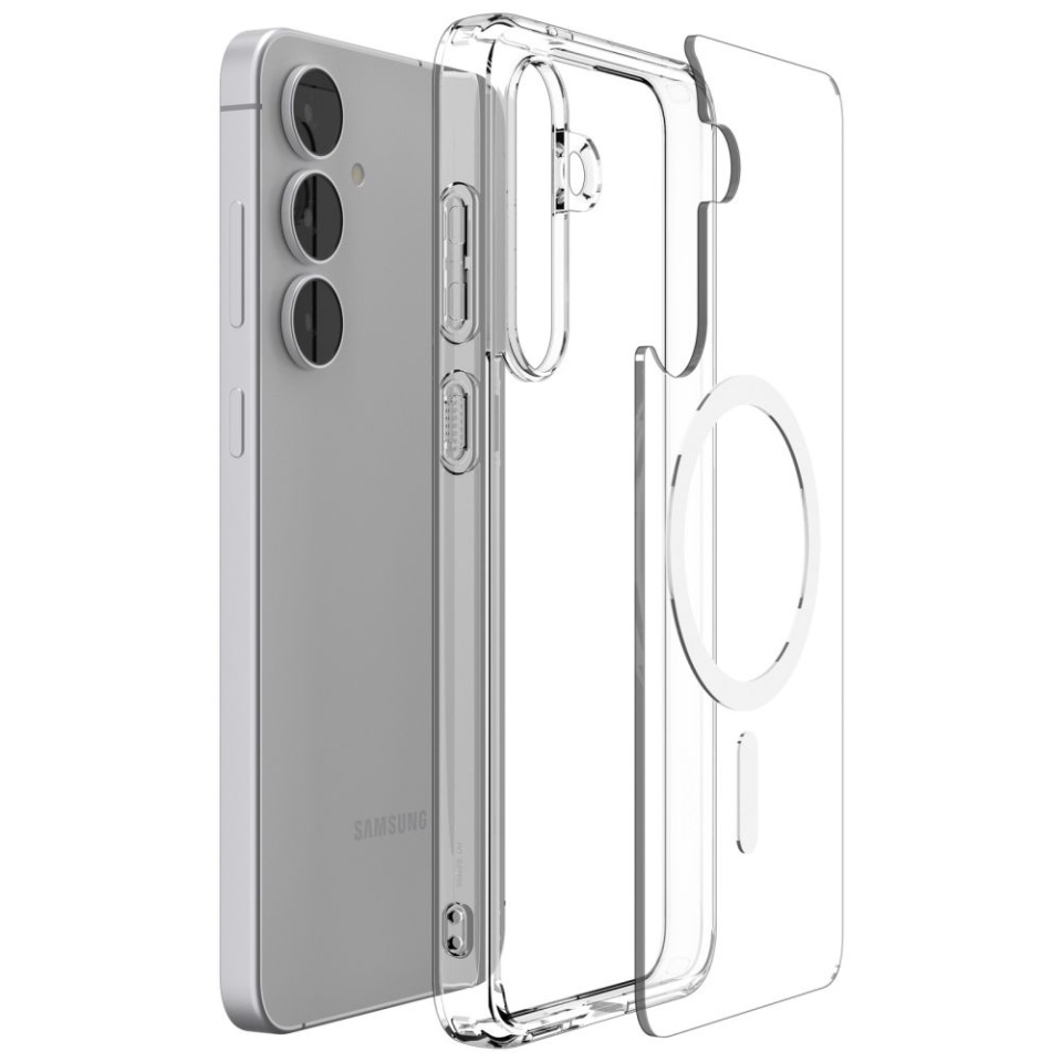 Husa pentru Samsung Galaxy S25 FE, Ultra Hybrid T MagSafe, Spigen, Transparenta - 3 | YEO